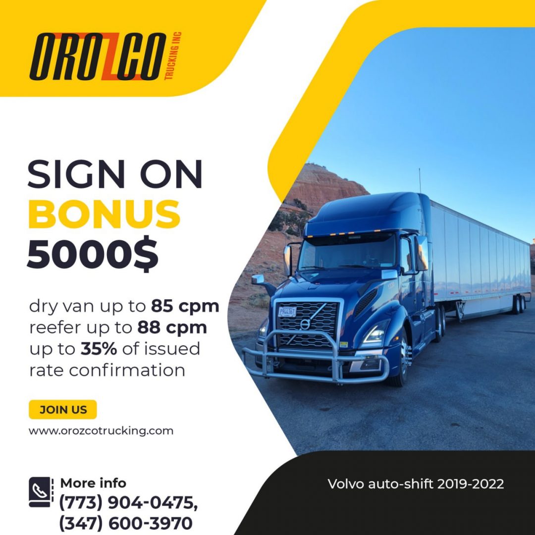 Hiring CDL class A drivers up to 88 cpm